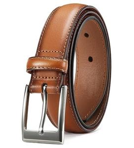 2025 élégant hommes robe formelle jeans décontractés ceintures haute qualité en cuir véritable alliage boucle Logo personnalisé OEM disponible en gros - Product Image 1