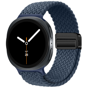 สายนาฬิกาอัจฉริยะสำหรับ Samsung Galaxy <span class=keywords><strong>Watch</strong></span> <span class=keywords><strong>8</strong></span> ขนาด 40 มม. 44 มม. 46 มม. สายไนลอนถักแบบแม่เหล็ก สายรัดข้อมือแบบถักสำหรับธุรกิจ - Product Image 4