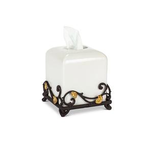 บนโต๊ะอาหารผู้ถือกระดาษทิชชูโลหะสําเร็จรูปใช้สําหรับตกแต่งบ้านบ้านและโรงแรมผู้ถือกระดาษทิชชู - Product Image 1