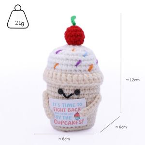 Bambola di Torta di Compleanno Fatta a Mano all'Uncinetto, Energia Positiva, Carina e Resistente, Decorazioni per Feste di Compleanno di Alta Qualità - Product Image 6