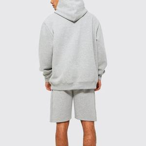Diseño personalizado cómodo verano conjuntos hombres sudaderas con capucha y pantalones cortos conjunto fabricante con calidad de tela duradera - Product Image 2