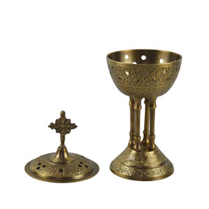 ที่ใส่ธูปโลหะทองเหลืองสำหรับตกแต่งบ้านเชิงเทียนสำหรับตกแต่งบ้านตามเทศกาลที่วางธูปสำหรับกลิ่นกำยาน - Product Image 6