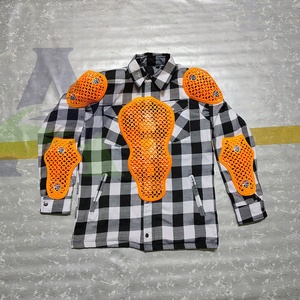 เสื้อเชิ๊ตมอเตอร์ไซด์2025สำหรับผู้ชาย, เสื้อเชิ๊ตผ้าฝ้ายรถจักรยานยนต์หุ้มเกราะพร้อมแผ่นรองที่ alaf Industries - Product Image 1