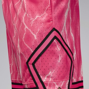 กางเกงขาสั้นบาสเก็ตบอลสำหรับผู้ชายดีไซน์ตามสั่งแห้งเร็วระบายอากาศป้องกันแบคทีเรียไซส์ใหญ่พิเศษขายส่งมีสไตล์ - Product Image 5