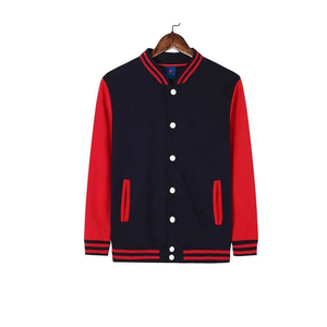 OEM Blouson bombardier de baseball universitaire de haute qualité personnalisé pour hommes taille plus design avec lettre et broderie sur toile - Product Image 3