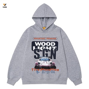 Usine populaire pull à capuche personnalisé pour hommes femmes 100% coton bloc graphique imprimé polaire pour la saison d'hiver meilleure vente - Product Image 3