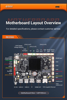 Placa Rockchip RK3566 de Cuatro Núcleos, 4 GB + 64 GB, 4G LTE, Android 15/Linux, Placa Arm Integrada para IA/Control Industrial/Señalización Digital