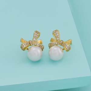 Trendy <b>Crystal</b> <b>Earrings</b> 193035 Collection - Product Image 1