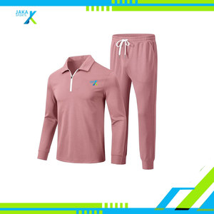 Survêtement 2 pièces pour hommes, haut à manches longues et pantalon de jogging, tenue décontractée - Product Image 2