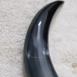 Cuerno para beber vikingo hecho a mano auténtico, Animal crudo pulido tallado, venta al por mayor, soporte para cinturón de cuero incluido - Product Image 1