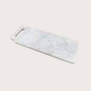 Tabla de cortar de mármol artesanal de primera calidad con un acabado de lujo diseñado para resistir el desgaste en cocinas concurridas - Product Image 6