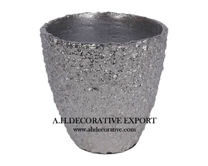 Vase de table floral en métal nickelé, élégant, moderne et simple, qualité supérieure garantie, fait main, durable, personnalisable - Product Image 5