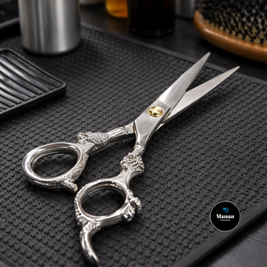 Tijeras profesionales MANAN INSTRUMENTS MI-HDS-2110 de acero inoxidable 4Cr13 para cortar el cabello, para diestros, afiladas, de 7 pulgadas, con mango de dragón - Product Image 6