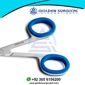 Agarre de goma personalizado, Punta curvada, Tijeras para uñas, diseño de cuidado de uñas, tijeras para manicura y pedicura - Product Image 3
