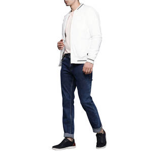 Chaqueta universitaria ecológica de alta calidad para hombre, soporte a prueba de viento, Mangas de cuero personalizadas, Venta caliente de calle alta de talla grande - Product Image 5