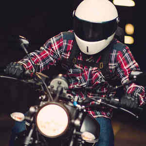 Men's Windproof Soft <b>Flannel</b> Long Sleeve Shirt <b>Top</b> Selling OEM Armored Motorcycle Riding Biker Motorbike Plus Size <b>Flannel</b> Shirt - Product Image 5