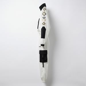 Conjunto Deportivo Personalizado para Hombre 2026, Chaqueta Cortavientos Vintage de Nailon Grueso con Lavado Ácido, Chaqueta Cuadrada con Bordado y Pantalones Cargo, Ropa Urbana - Product Image 3