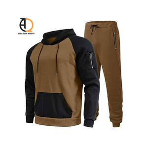 ชุดวอร์มลายทางสำหรับผู้ชายชุดวอร์มสำหรับผู้ชายผ้าคอตตอนโพลีเอสเตอร์แบบสั่งทำ - Product Image 4