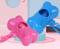 Distributeur de sacs à déjections canines en plastique léger et réutilisable, écologique, biodégradable, portable pour usage extérieur