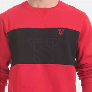 Vente en gros de sweatshirts en polaire coupe régulière 300g pour hommes avec logo personnalisé imprimés d'hiver fabriqués au Pakistan motif solide 100% coton - Product Image 3