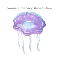 Usine Piscine Flotteur Tube Méduse Natation NetRed Gonflable Méduse Siège FlotteCreative Cercle De Natation