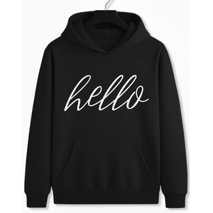 Basics Sweat à capuche en molleton 100% coton surdimensionné avec poche Unisexe Design d'hiver Respirant Séchage rapide Sweat-shirts pour hommes - Product Image 5