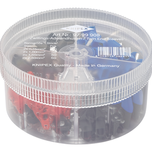 KNIPEX Plastic Assortment Box with 200 Pieces of <b>Terminals</b> Sizes 2 X 0.75-2 X 2.5 Mm - Product Image 3