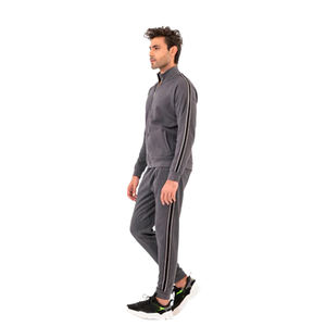 Chándal de tela suave para hombre para uso diario, chándal para hombre con cuello levantado y cremallera, Conjunto Clásico de chándal de dos piezas para hombre - Product Image 3