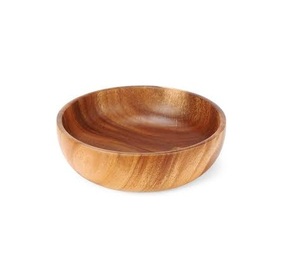 Royal Luxury Natural Wooden Salad Food Serving Bowl Precio barato Home Table Decorativo Hecho a mano High Polished Wood Bowl Venta caliente - Product Image 5