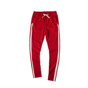 OEM ligero 2025 pantalones de chándal para hombre logotipo personalizado impreso Casual pantalones de chándal apilados medio recto algodón lona 100% algodón - Product Image 6