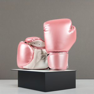 Gants de boxe de compétition robustes en latex pour hommes et femmes, 12 oz, en cuir PU, pour entraînement de boxe, kickboxing et MMA - Product Image 3