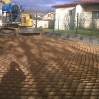 Stabilisateur de pente en géocellules, géocellules en HDPE pour allée, confinement cellulaire pour allée, grille de gravier, géocellules pour allée pour la charge