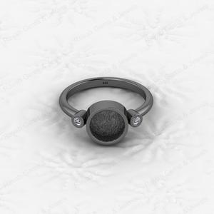 Superb Quality 925 Silver Bezel Round 8mm Blank Setting <b>Ring</b> Gemstone <b>Ashes</b> Resin Findings Wedding Gift Jewelry - Product Image 5