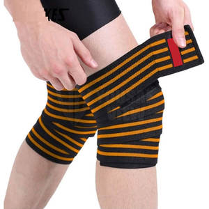 Nouveau bonne qualité genou haltérophilie genouillères Top qualité entraînement haltérophilie genouillères - Product Image 1
