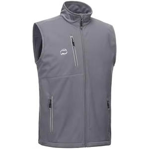 Custom Softshell Vest <b>Men</b> Windproof Lightweight Outdoor Hiking with Zipper Pockets Functional Sleeveless <b>Jackets</b> - Product Image 2