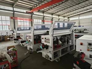 QDLW Vier Funktionen <span class=keywords><strong>Edge</strong></span> Bander MDF PVC automatische Kantenst reifen maschine für hochwertige Möbel - Product Image 5