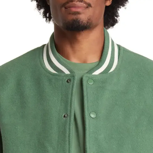 Custom High Quality Stand Collar Varsity Jacket for Men Plus Size <b>Winter</b> Letterman Team Sports Chicago Jackets for Men - Product Image 5