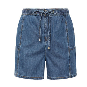 S-4XL nouvelle mode grande taille Shorts taille élastique coupe ample taille haute chaud Denim Shorts pas cher prix vêtements d'été Shorts - Product Image 6