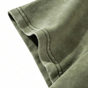 Camisetas de verano lavadas con ácido de gran tamaño al por mayor con personalización completa de etiquetas de talla de color bordadas e impresión de logotipos - Product Image 6