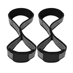 Vente en gros de sangles d'haltérophilie d'entraînement de gymnastique avec logo personnalisé Figure 8 sangles d'haltérophilie à usage intensif 8 sangles unisexes - Product Image 1