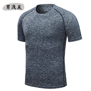 Camisetas deportivas de manga corta de secado rápido Ropa de gimnasio Fitness Camiseta de manga corta con logotipo personalizado de secado rápido para hombres - Product Image 4