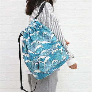 กระเป๋าเป้สะพายหลังเชือกไนลอนออกแบบโลโก้ได้ตามต้องการทันสมัยกันน้ำ - Product Image 4