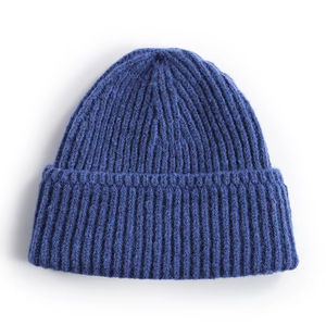 หมวกบีนนี่ไหมพรมอะคริลิก 100% สีพื้นคุณภาพสูง ปรับแต่งได้ สำหรับผู้ชาย ใส่ในฤดูหนาว แฟชั่นทันสมัย ลายพิมพ์ - Product Image 1