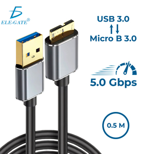Cavo USB a Micro B 3.0 Placcato Oro 1 Metro con Funzione di Ricarica Rapida 5A e Trasferimento Dati Materiale Metallico Ricarica Rapida 3A - Product Image 2
