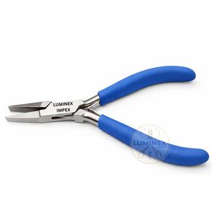 5 Inch Luminex impex Flat Jaw Pliers Orange Grip <b>Small</b> Holding <b>Tool</b> for Wire Bending Craft DIY OEM Custom Supplier CE ISO - Product Image 6