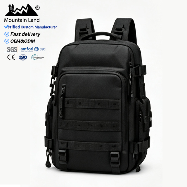 Large Capacity Tactical Camera Backpack DSLR Camera Bag with Laptop Compartment Tripod Holder Outdoor Photography Backpack