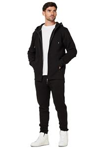 Survêtements pour hommes, sweat-shirt surdimensionné avec fermeture éclair, survêtements et pantalons de jogging, survêtement en polyester et coton respirant pour hommes - Product Image 5