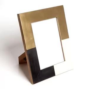 Marco de fotos con incrustaciones de hueso y resina hecho a mano al mejor precio para mostrar fotos preciadas - Product Image 6