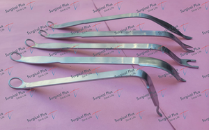 Ensemble de 5 rétracteurs antérieurs pour arthroplastie de la hanche Total Hip Das/Seng - Product Image 6