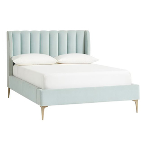 Luxury Bedroom Furniture King Size Sleeping Bed Villa House Bedroom Headboard Double Modern Bed News Furniture - Product Image 2